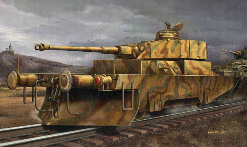 Panzerjägerwagen zur Panzerzug BP42/44