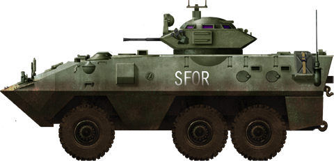 The Grizzly was similar to the Cougar, but with a Cadillac-Gage 1 meter turret. Used for reconnaissance and as an APC