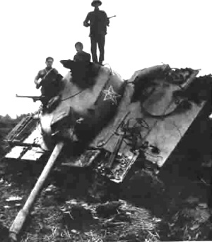 Type 59 from the 8th Army destroyed in 1979