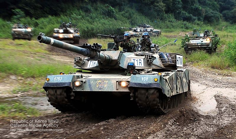 Rep_of_Korea_Army_2nd_Armored_Brigade_2012_K1A1_exercises