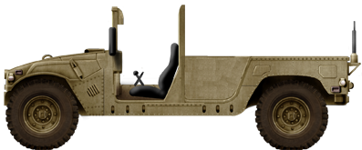 Humvee open top