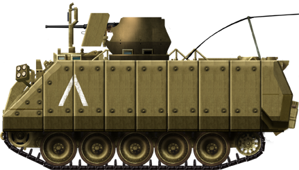 M113A3 with add-on armour