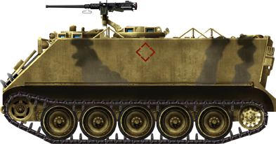 M113A2 desert livery.