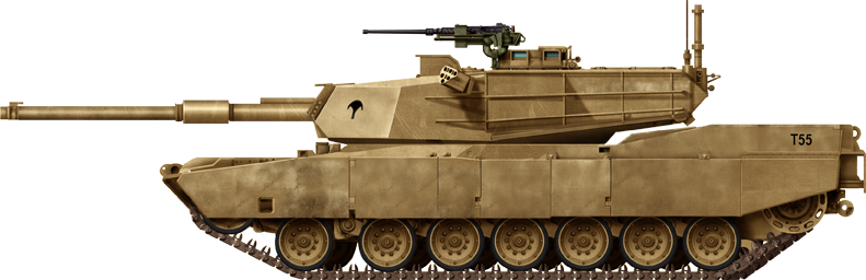 M1 Abrams 2nd armoured division Demo Team, Saudi Arabia 1983.