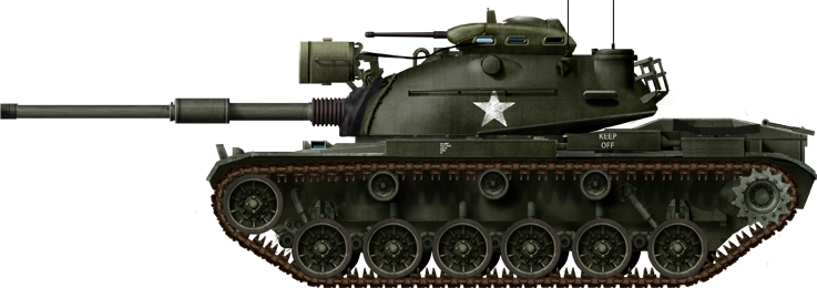 M60 Patton, USA.