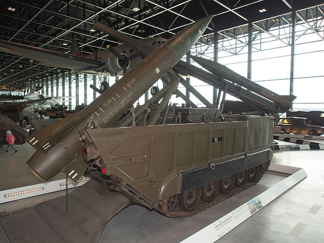 former Dutch Army M677 SPRL in museum