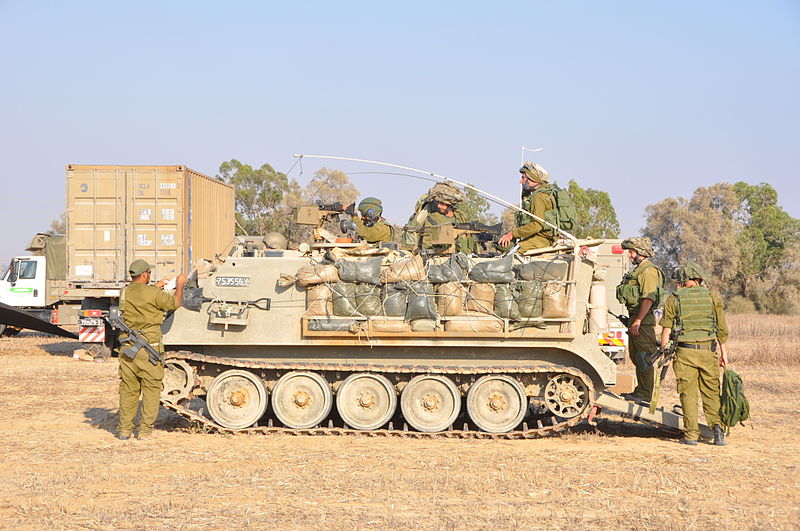IDF M113 Nagmash Gaza 2014