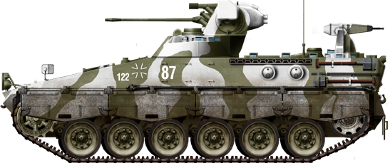 Marder 1A2 armoured infantry fighting vehicle technical data sheet