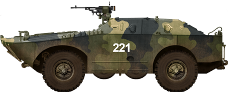 Camouflaged BRDM-1