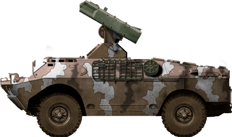 BRDM-2 SA-9 Gaskin SAM carrier