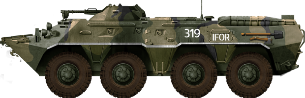 Hungarian BTR-80 IFOR Balkans 