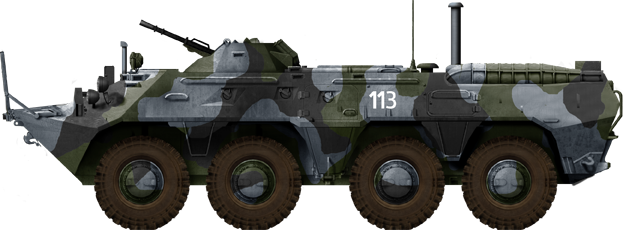 BTR-80 of the Ukrainian Marines