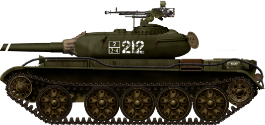 T-54 model 1949, Egypt 1956