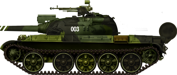 Soviet modernized T54-55, now on display