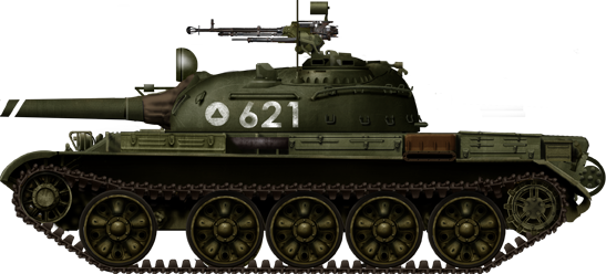 Soviet T54-55, 1970s