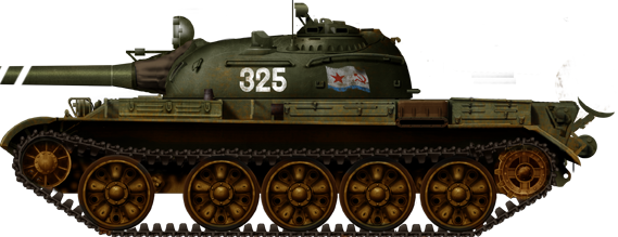 T54 of the Soviet naval infantry