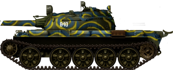 Soviet T55A, Northern Alliance, 2000s