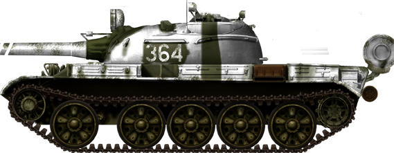 Soviet T55A winter