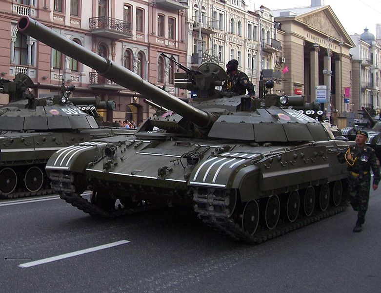T-64BM Bulat on a rehearsal parade for independence_day