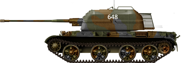 Camouflaged ZSU-57-2