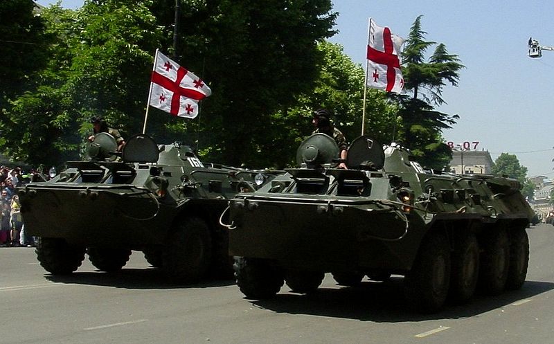 Interpolitex 2013 - The second assault group from 604th Special Purpose Center of Internal troops was moving to the building under cover of BTR-80
