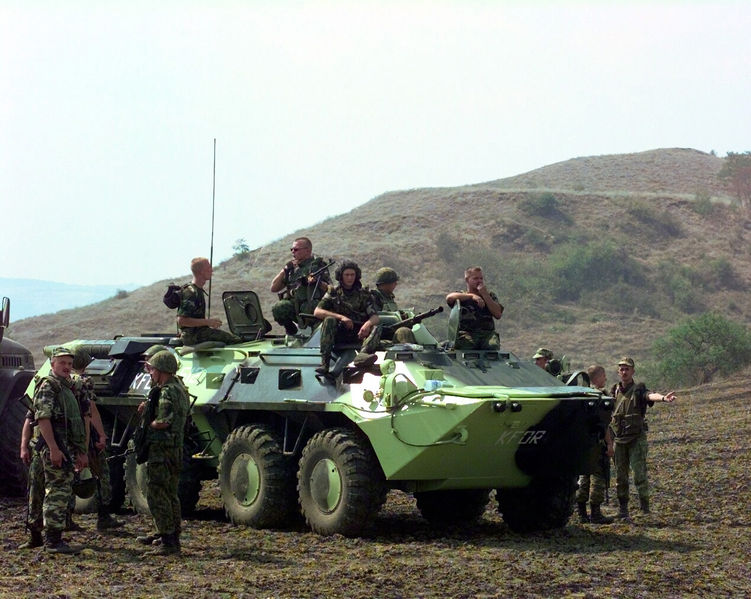 BTR-70 KFOR in Kosovo