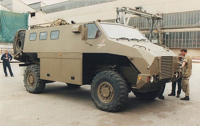 BUSHMASTER_Prototype_at_Perry_Engineering_Adelaide_SA_late_1990s