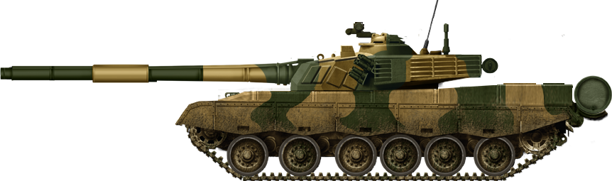 Type 90-IIM in maneuvers