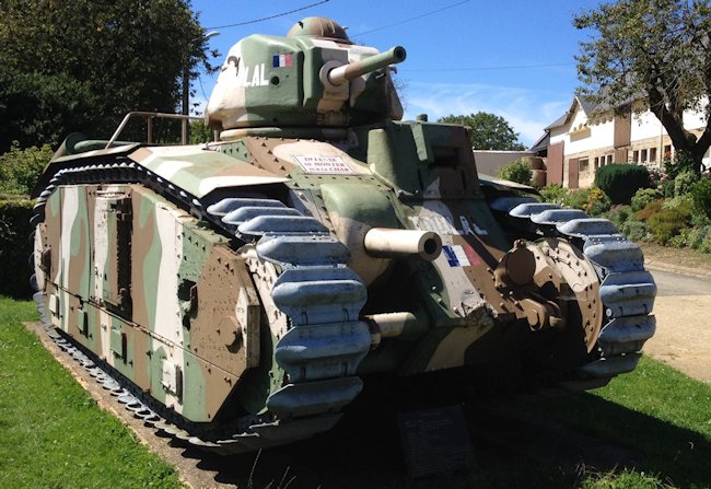 Char B1 bis at Stonne