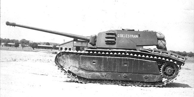 ARL-44 heavy tank with 90mm gun