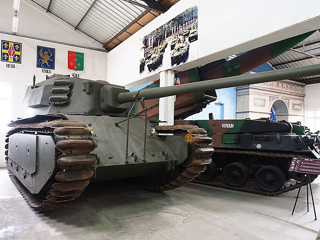 Preserved ARL-44 at the French Tank Museum, Saumur, France