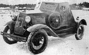 A rare photo of the D-8. This one has been captured by the Finnish, and has probably had its armaments removed.