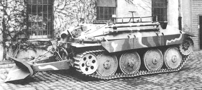 Panzer 38(t) variant the Bergepanzer 38(t)