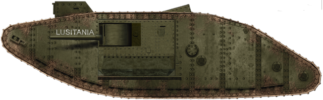 Mark II Male tank No.788 called Lusitania