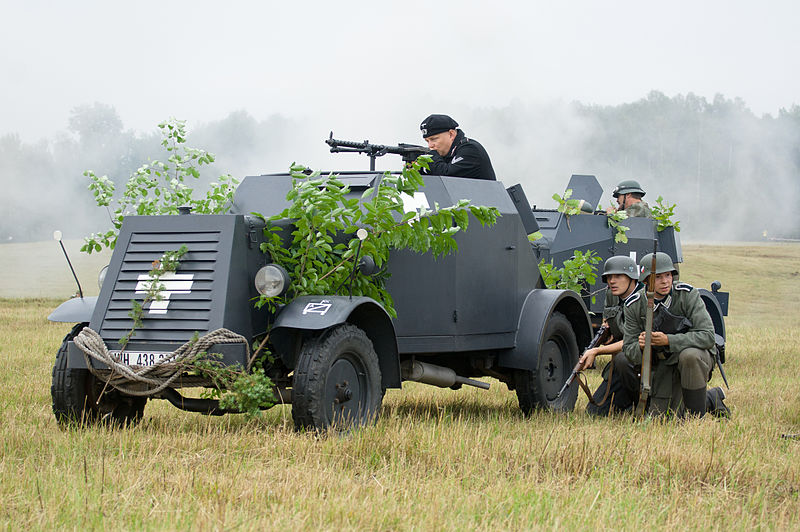 A Sd.Kfz.13 replica in Poland