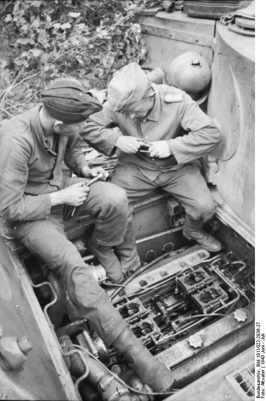 Repairing a Tiger engine