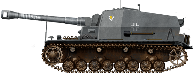 The Dicker Max that fought with Panzerjaeger-Abteilung 521