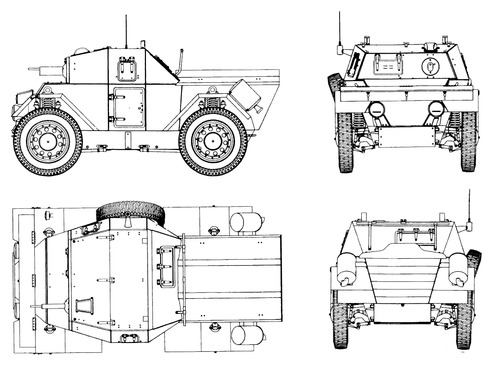 Blueprint of the Lancia Lince - Credits: the-blueprints.com