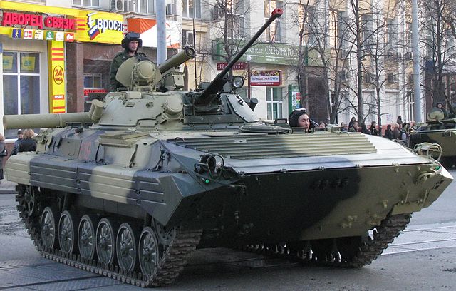 BMP-2 Military Parade rehearsal