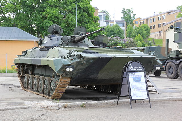 Finnish BMP-2, Front view