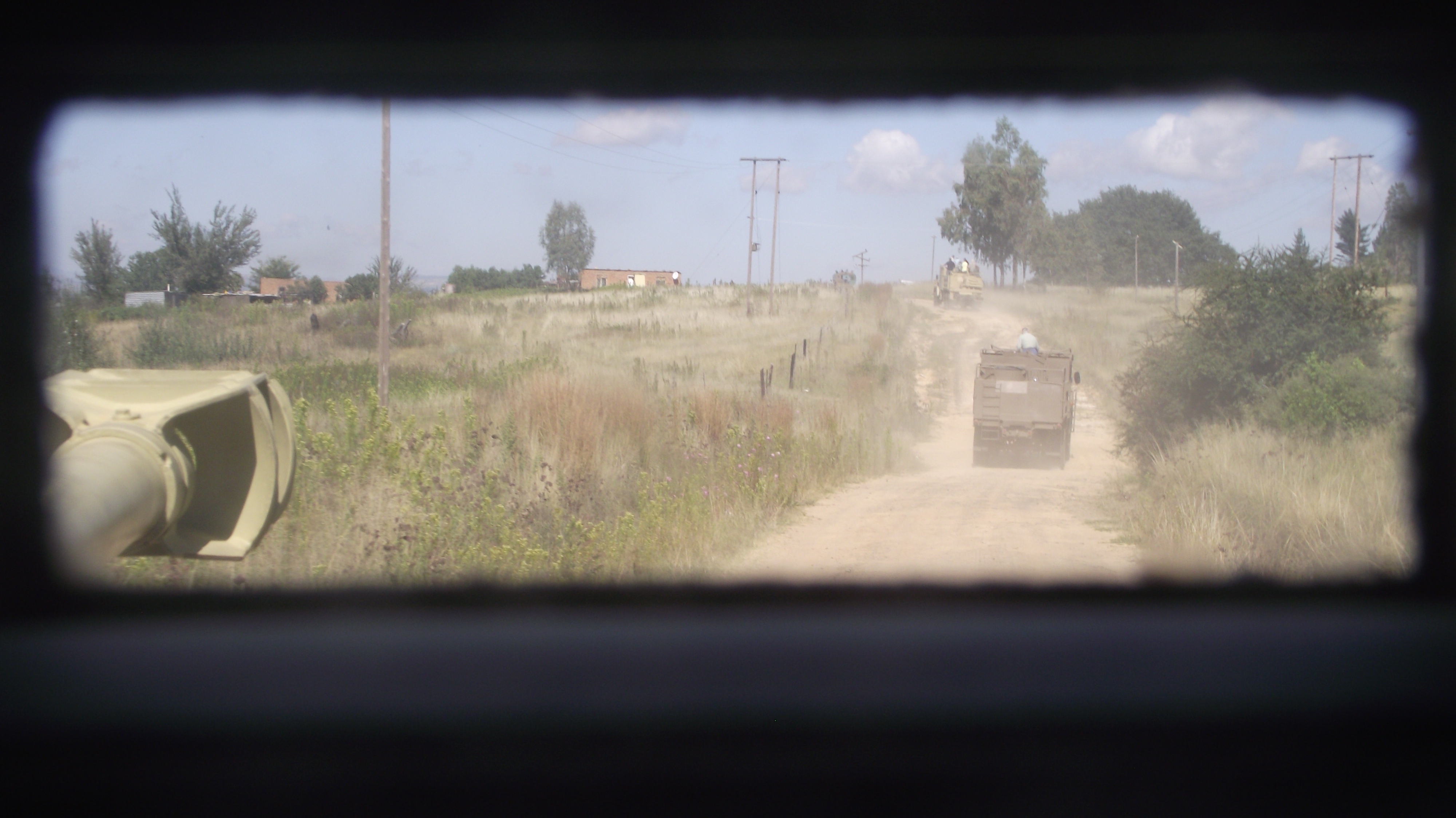 Ratel 90 - View from through commanders cupola