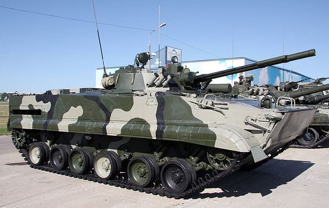 Russian BMP-3 exhibition