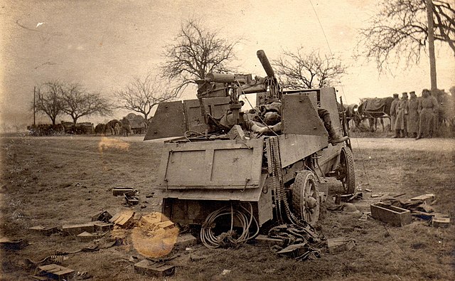 Destroyed Armoured Autocar