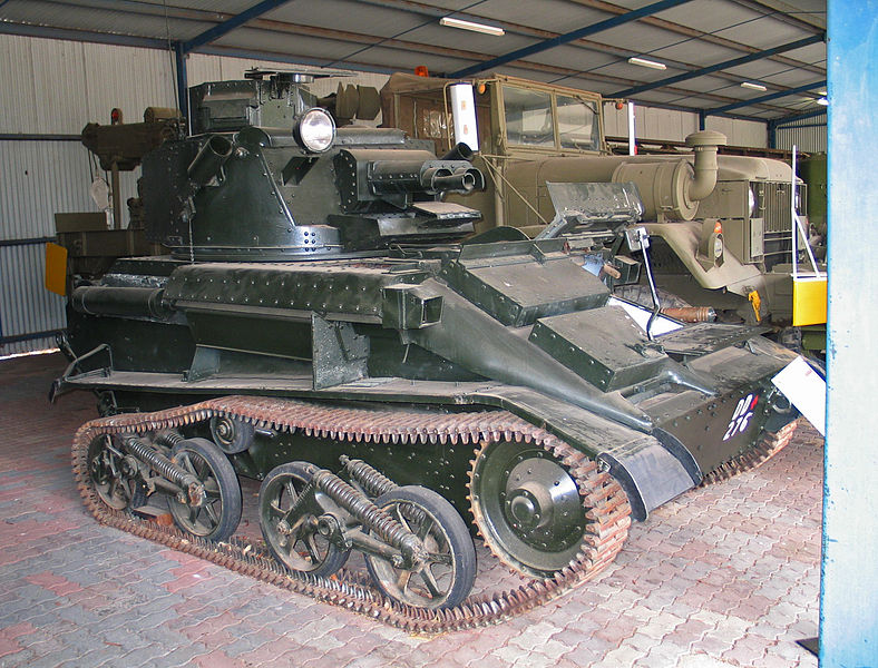 Australian Vickers Mark VI light tank