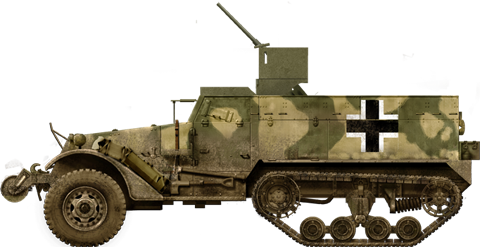 Beutepanzer M2 (captured T28E1) in 1944
