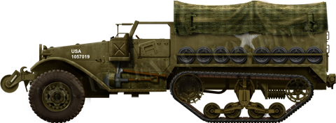 Half Track M3 italy 1944