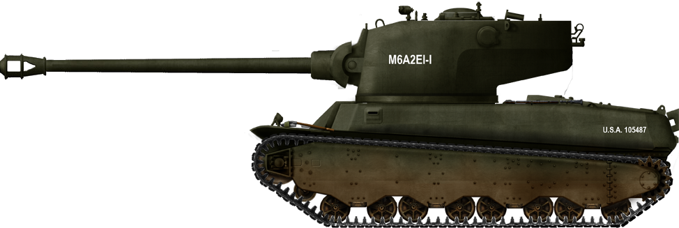 M6A2E1 heavy tank