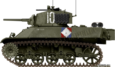 Free French Stuart M3A3