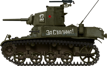 Russian early Lend-Lease M3 