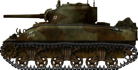 Sherman M4A1 Caroline Islands